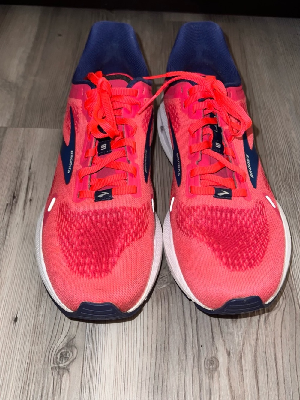 Brooks Launch 9 "Pink/Fuchsia/Cobalt" Women's Running Shoe Sz. 7.5 - Picture 2 of 8
